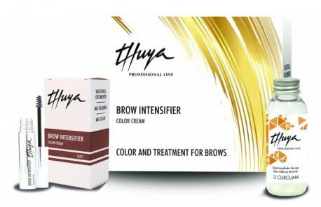 THUYA BROW INTENSIFIER COLOR CREAM SOFT + DESMAQUILLADOR CÚRCUMA SET REGALO