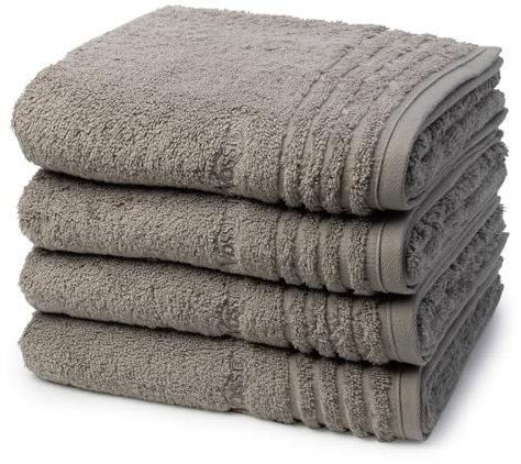Vossen - 4 teiliges Frottier-Set - Vienna Style Supersoft (4 X Handtuch im Set) - 620 g/m2 - Baumwolle - Frottee - saugstark - weich und flauschig - Pepplestone