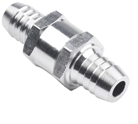 Gestión eficiente del combustible con válvula antirretorno de aleación de aluminio que evita el sifón para un mejor rendimiento (14 mm)