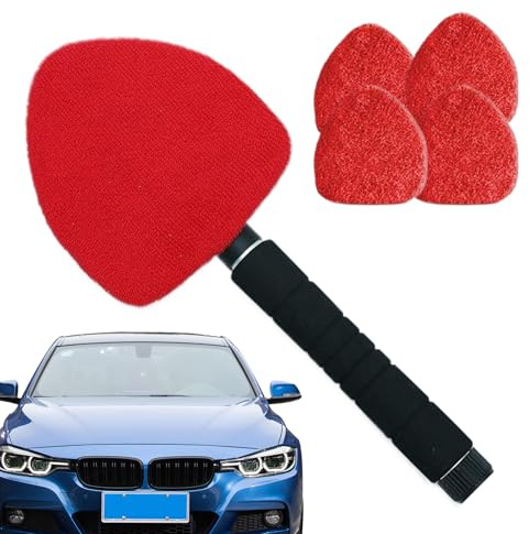 Yplkm Nettoyant pour Pare-Brise,Manche Télescopique Enlève Poussière Vitres - Utilisation Intérieure Et Extérieure pour Portes Et Fenêtres