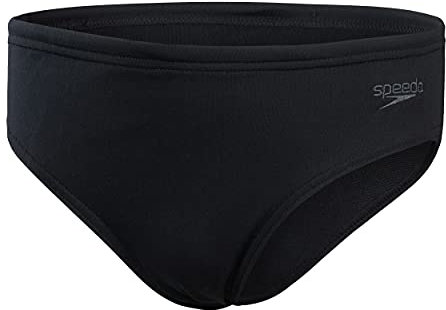 Speedo Jungen ECO Endurance+ 6,5 cm Badehose | Chlorbeständig | Schnelltrocknend | Stretchmaterial | Recyclingmaterial | Bequeme Passform Schwimmbekleidung, Schwarz, 9-10