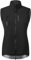 WOSAWE Damen Fahrradweste Leichte Atmungsaktiv Ärmellos Jacke Winddicht Laufweste mit YKK Reißverschluss (Schwarz, XL)