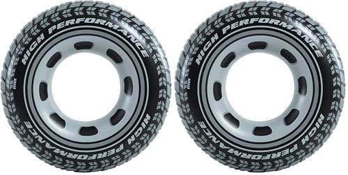 Intex - Swimming Tube Giant Car tyre 91cm (Paquete de 2)