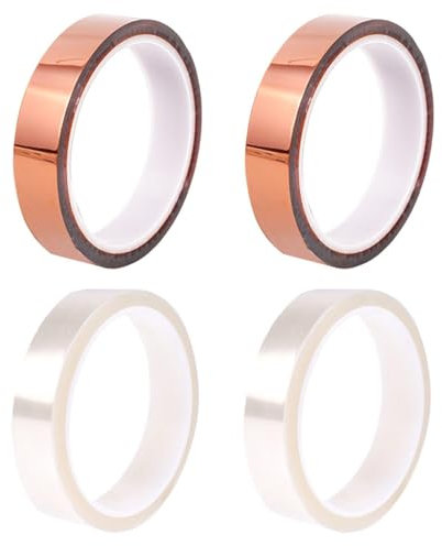 Cinta Adhesiva Resistente A Altas Temperaturas, Cinta Aislante, Cinta De Poliimida, Cinta Aislante Térmica, Cinta Multiusos, 4 Uds.