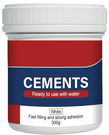 Relleno De Concreto - Relleno De Cemento Versátil Impermeable Sello De Concreto | Cemento De Reparación De Piso Seco Rápido | Parche De Sellador De Pared De Reparación De Grietas Adecuado Para La Rest