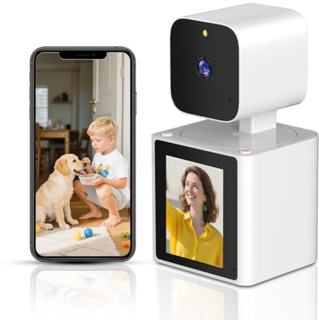CIAJIE Home Security camera Indoor,Pet Camera,1080P Dog Camera with two way video,Monitor for Elderly/Baby/Nanny/Pet/Dog with app,Pan/Tilt wifi cameras,Night vision,CS10