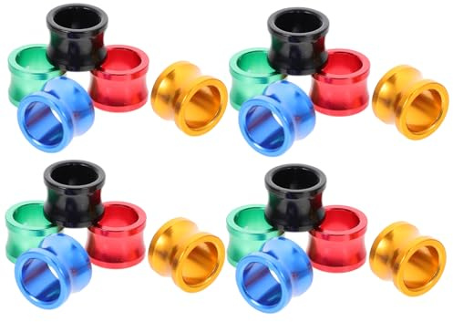 BESPORTBLE Bague la Patte de Pigeon Voyageur Colorée 20 Pièces en Aluminium Solide Anneaux pour Volailles Identification Oiseaux Race Privée Usage Professionnel