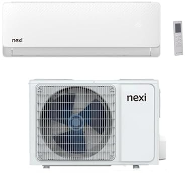 Megaclima SNX-12HTR Climatizzatore Monosplit 12000 BTU Inverter R32 A++ | Wi-Fi Ready | Silenzioso | Turbo Mode | Deumidificazione Automatica | Funzione Sleep (9000)