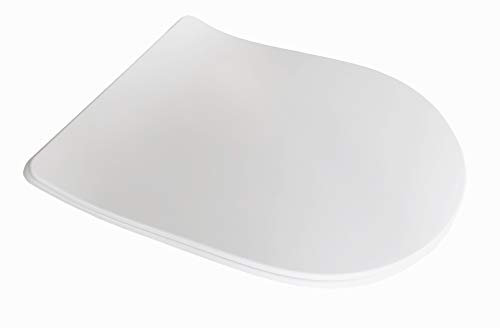 ADOB WC Sitz Klobrille kompatibel mit Subway 2 von Villeroy & Boch, Absenkautomatik und zur Reinigung abnehmbar von der Keramik, 57082