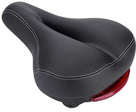 Dioche Mountain Road Bike Soft Seat Cushion for Bicycle Soft Saddle with Accessory for LED Tail Bike Replacement