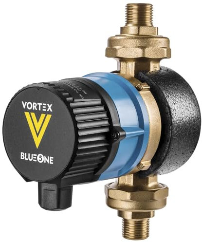 Thermador - Pompes bouclage eau chaude - Circulateur bouclage sanitaire VORTEX (sans horloge ni thermostat) avec vanne et clapet - Mâle 1/2 (15/21) -