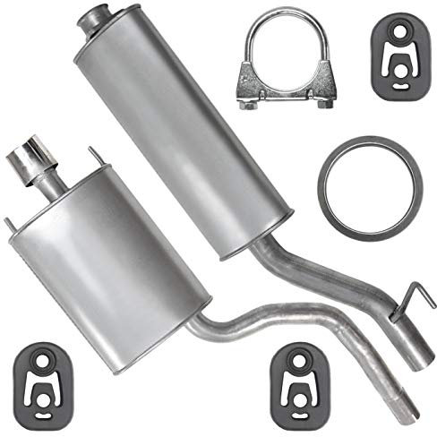 Auspuffanlage Schalldämpferset Auspuff für Mercedes CLK200 CLK230 C208 2.0 2.3