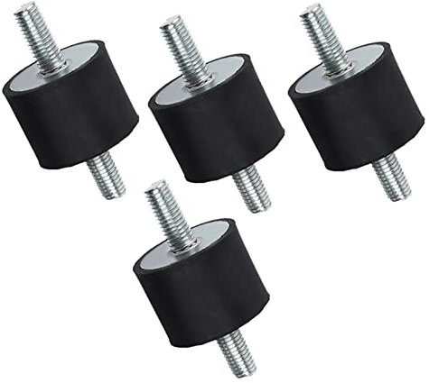 Amortiguadores de choque M10x27, bloque silencioso para montaje de goma antivibración, amortiguador de choque, bomba de compresor de aire, soportes de goma