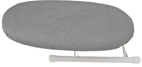 Tabla de Planchar Plegable, Tabla de Planchar Pequeña de Mesa, Mini Tabla de Planchar Plegable Portátil con Pies Antideslizantes para el Hogar, Lavadero, Dormitorios, Uso de Viaje (Gris)