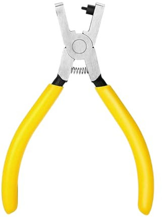 Watch Band Leather Holes Punch, Universal Belt Punch Holes, Durable 2.0mm Wrist Belt Puncher Hole, Fixing Shoe Hole Puncher for Rubber DIY Home Fabric Collars Canvas(Yellow, 1 Pc)