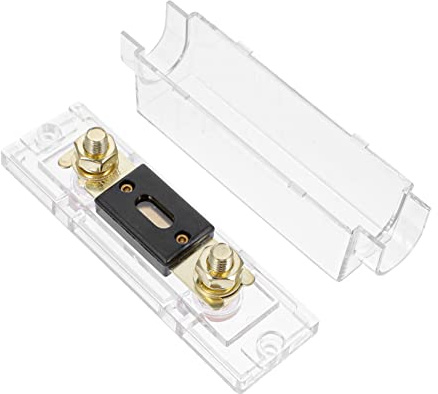 ERINGOGO Portafusibles Anl para Coche con Instalación Fácil, Cobre, Modelo 300a 0/4ga Conexión para Sistemas de Audio Automotriz