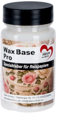 Ideen mit Herz WaxBase Pro Special Glue for Rice Papers 87 g