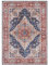 Nouristan Asmar Teppich – Wohnzimmerteppich Orient-Touch Detailiertes Muster Florales Kurzflor Flachgewebe Teppich für Esszimmer, Wohnzimmer, Schlafzimmer – Blau, 200x290cm