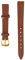 Lv. life Uhrenarmband, Universal, Unisex, mit Dornschließe, 12 mm bis 22 mm, breit, aus PU-Leder, Ersatzarmband, Zubehör, Braun, für Männer und Frauen, 12mm