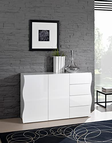 möbelando Sideboard Highboard Beistellschrank Anrichte Kommode Schrank Onda I