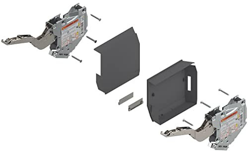 Blum Aventos HK S Klappscharnier Liftbeschlag Klappenhalter Hochklappbeschlag Kraftspeicher Set 960-2115 tiefgrau