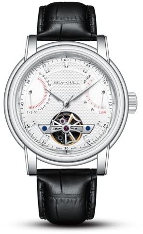 SEA-GULL Seagull - Mechanische Automatik Herrenuhr mit Skelett, Kalender, Potenzial, Multifunktion, Tourbillon, Business, 2021