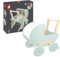 Janod - Zen Puppenwagen aus FSC-Holz - Rollenspielzeug - Kinderwagen für Puppen - Mit Kissen und Decke - Ab 18 Monaten, J05900
