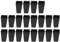 Lot De 20 Pots De Pépinière En Plastique Pour Plantes Profondes - Pots D'arbre De 20 Cm De Haut, Pots De Semis Profonds Noirs Avec Trous De Drainage, Plantes à Fleurs Pour Semis D'intérieur(Noir)
