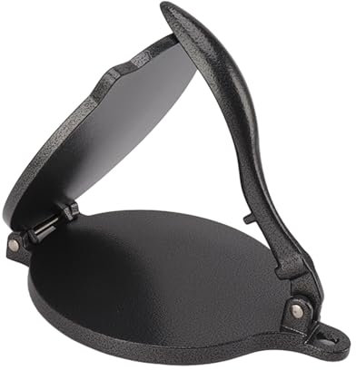 Pressa per Tortilla, Macchina per Tortilla Domestica in Lega di Alluminio, Strumento Manuale per Pressare Tortilla per Preparare Tortini di Pizza (20 cm)