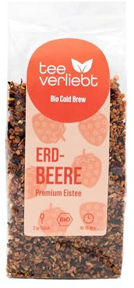 teeverliebt - Bio Cold Brew Erdbeere Premium Eistee | 100g