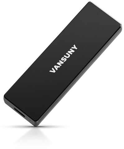 Vansuny SSD 500 GB Disco Duro Externo 500GB Velocidad de Lectura de 1000 MB/s Mini SSD portátil de 500GB Disco Duro Externo USB 3.1 Tipo C para PC/Ordenador de sobremesa/portátil/tabletas/Smartphones