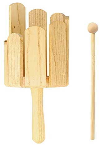 Instrument de Percussion en Bois, Instrument de Musique éducatif Multi-Sons Orff, Xylophone en Bois Massif à 8 Tons pour l’Apprentissage précoce, Usage Domestique et en Classe