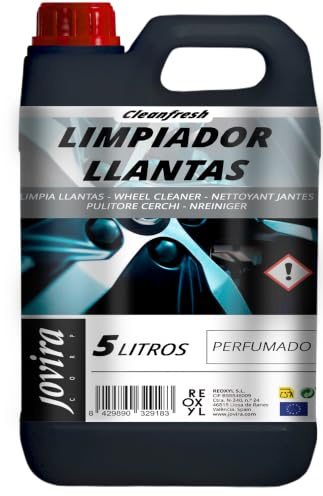 LIMPIADOR DE LLANTAS 5L | Limpia Llantas para Coche y Moto | Elimina Suciedad, Polvo de Frenos y Grasa | Limpieza de Llantas