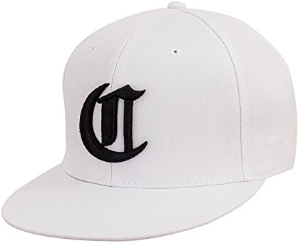 4sold Fullcap, 6-panels basebollkeps, baseball, vit, snap-stängning, (designerbasebollkeps, män, kvinnor, unisex, vuxna), hiphopmössa, hysteres-stängning, c, En Storlek