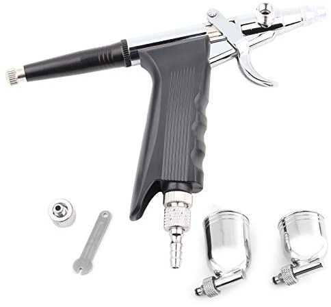 Kit aerografo multiuso per spruzzatore di vernice con aerografo per grilletto per pistola a spruzzo con 2 tazze per pittura artistica