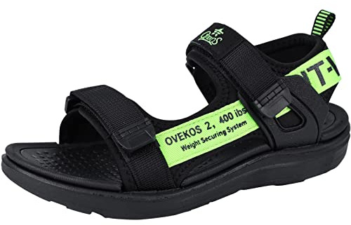 WYSFLY Sandalias para niños Zapatos planos deportivos al aire libre con punta abierta para niños Tamaño 28-41 EU