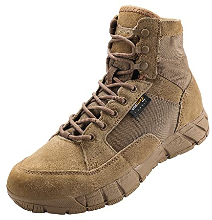 Men's Lightweight Military Boots Tactical Combat Shoes 6 Inches for Hiking Hunting Desert
