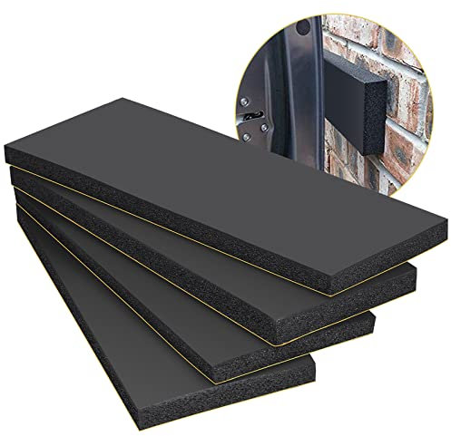4er Set Garagen Wandschutz Selbstklebend, 42 * 15 * 2cm Autotür Wandschutz 2cm Dicker Auto Schutz Garage Türkantenschutz für Ihr Auto,Garagenwand und Parkplatz