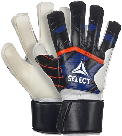 SELECT 04 Protection Youth Goalkeeper Gloves, Blue/White V24, Size 6