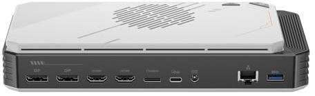 BOSGAME eGPU Dock GVP 7600, Oculink Support, AMD Radeon RX 7600M XT, 8GB GDDR6, USB-C 4.0, M.2 NVMe PCIE 3.0 2280 Slot, Quad Display, 4K Gaming, eGPU portátil