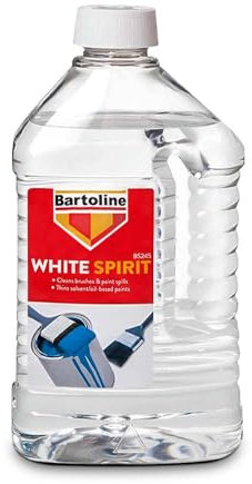 2 Litre White Spirit Paint Thinning Solvent - Multi-Purpose Cleaner Suitable for Oil-Based Paints, Cleaning Paint Spills and Brush, Degreasing and General DIY Cleaning Purposes