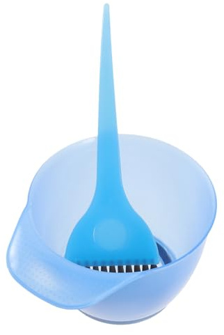 LALADEFIEE Set Da Ciotola Di Plastica Per Mescolare La Tintura Per Chioma Pennello Per Colorare i Chioma Accessori Compatti e Leggeri Per Kit Tinta Fai Da Te e Uso Professionale in Salone