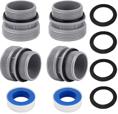 38 mm Pool Hose Pool Adapter Hose Conversion Kit 40 mm to DN40 (1 1/2 Inch) Conversion Kit for Intex Coleman Hayward Filter Pumps Pool Adapter 4560 Swimming Guide