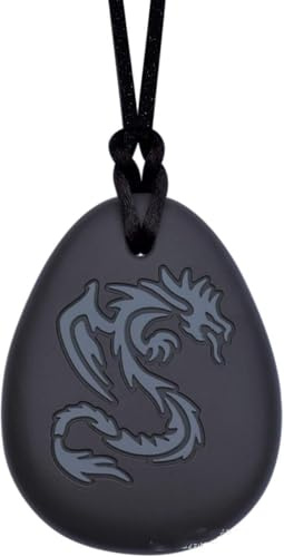 Collana da masticare, collana sensoriale da masticare per bambini con dentizione, ADHD, autismo, bisogni morsi, massaggiagengive masticabile per motori orali, collana in silicone per uso alimentare