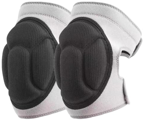 Ronyme Par de Rodilleras Protectoras, versátiles, fáciles de Usar, Suaves y Protectoras, para fútbol, ​​Snowboard, Trabajo y Voleibol, 26cmx14cm