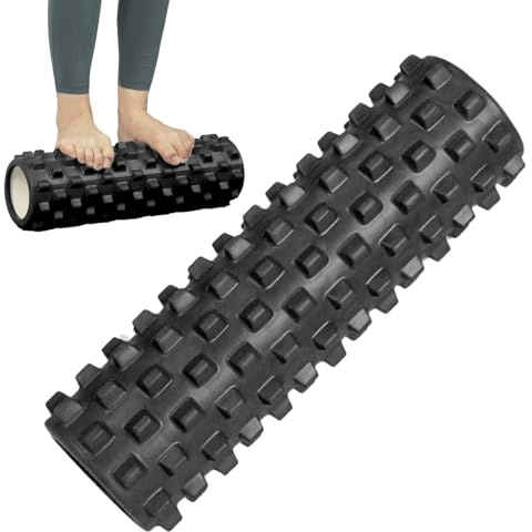 YNPQTDS Skumrullar för muskelmassage - optimal komfort djup fascia-rulle, elastisk yogamassagetillbehör för rygg lår, ben axlar