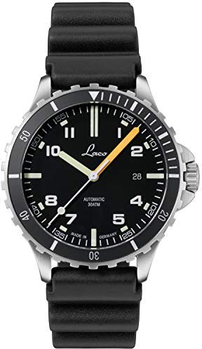 Laco Scorpion Sports Watch, Automatic Watch, Stainless Steel Case, Sapphire Glass, Waterproof, Made in Germany, Himalaya 42, Sporty