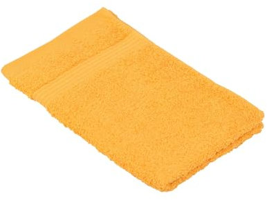 liebling Gästetuch, 100% hochwertige Baumwolle, Serie Miami, 30 x 50 cm, waschbar & trocknergeeignet, Farbe: gelb