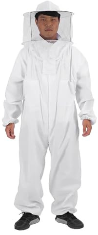Traje de protección profesional for apicultor, transpirable, de cuerpo entero, equipo de protección for apicultura.(XXL)
