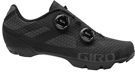 Giro Sector Men's Clipless Mountain Bike Shoes - Black/Dark Shadow (2023), 42.5